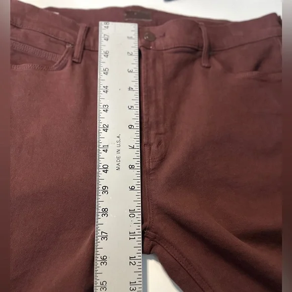 MOTHER Jeans The Mid Rise Dazzler Skimp Fudgesickle Size: 33 NWT